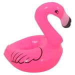 Opblaasbare flamingo bekerhouder