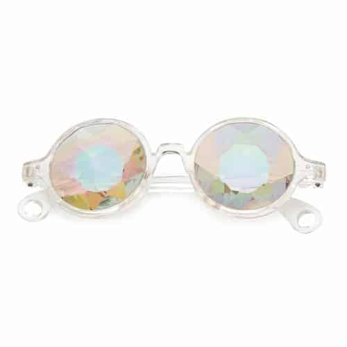 Basic kaleidoscope glasses transparent | small flower