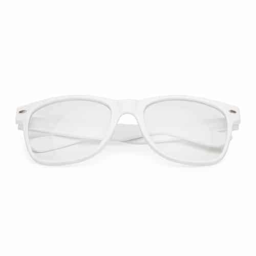 Nerd Glasses without Prescription | White