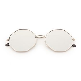 Round Edge Sunglasses | Silver