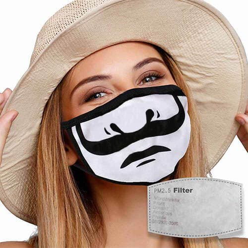 Face mask with filter | Moustache