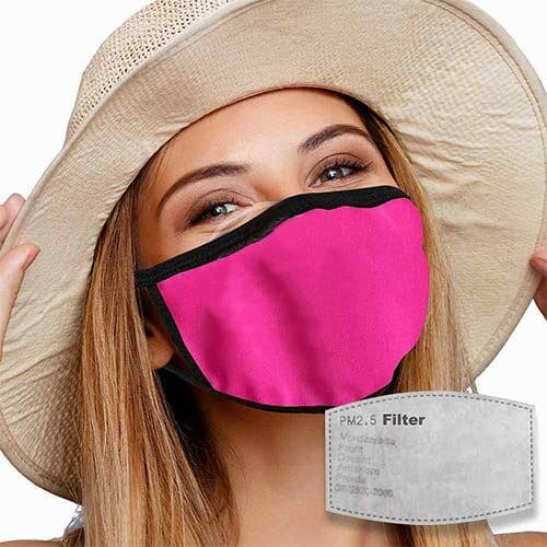 Face Mask with Filter | Pink
