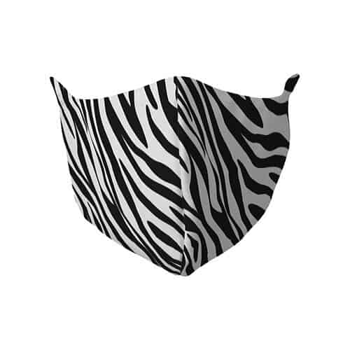 Zebra Print Face Mask