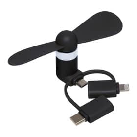 Smartphone ventilators bedrukken zwart