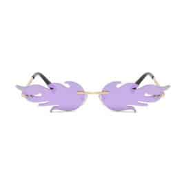Flame sunglasses | purple lenses