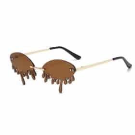 Flame sunglasses drops | brown lenses
