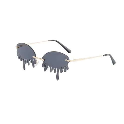 Flame sunglasses drops | black lenses