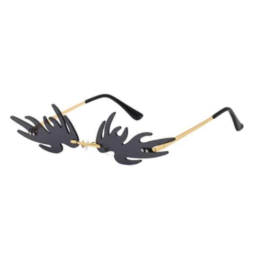Flame sunglasses all over | black lenses