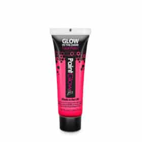 Glow in the Dark Face paint pink