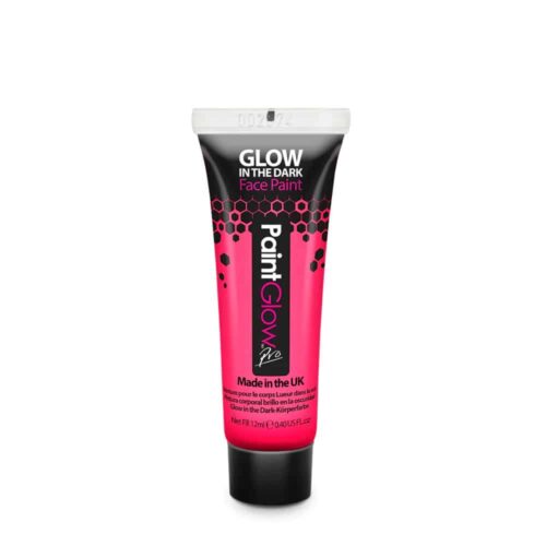 Glow in the Dark Face paint pink