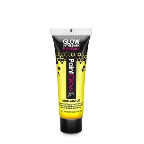 Glow in the Dark Face paint yellow