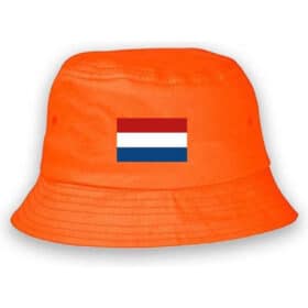Orange bucket hat | fisherman's hat | sun hat - Netherlands