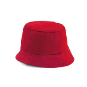 Bucket hat cotton red
