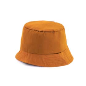 Bucket Hat Cotton Orange