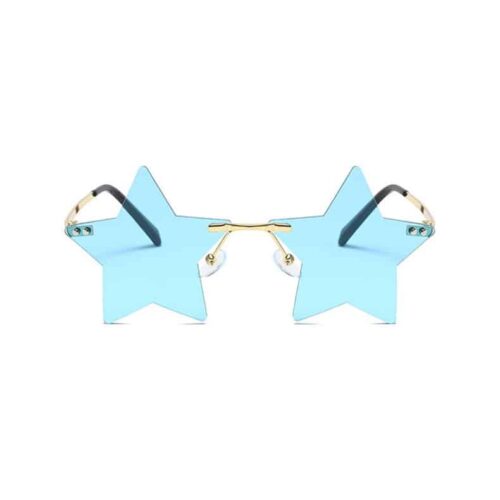 Sunglasses star blue
