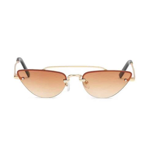 Festival Sunglasses Cat Eye Brown