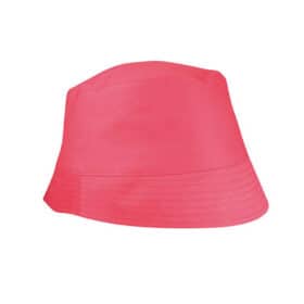 Bucket hat cotton pink