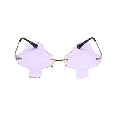 Festival sunglasses mushroom purple