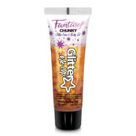 Paintglow Chunky Glitter Orange - 12ml