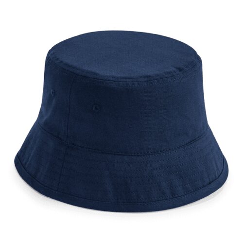 Beechfield fisherman's hat 60 cm organic cotton navy blue