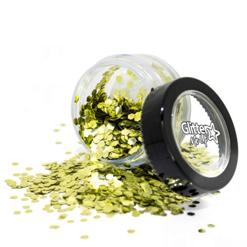 PaintGlow Biodegradable Chunky Glitters - Gold dust