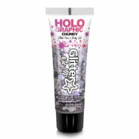 Holographic Chunky Glitter Face & Body Gel - Intergalactic