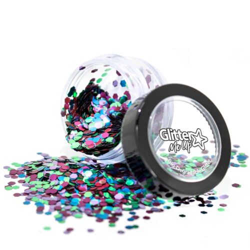 PaintGlow Biodegradable Chunky Glitter Blends - Wild Parrot