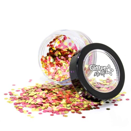 PaintGlow Biodegradable Chunky Glitter Blends - Rose Gold