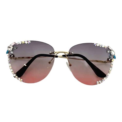 Sunglasses diamond pink