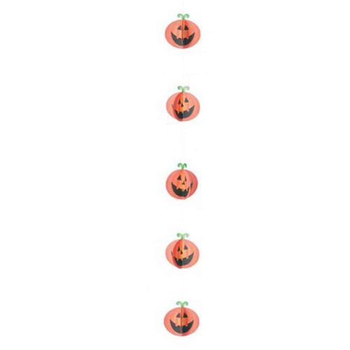 Halloween decoration hanger pumpkin 1.5 meters orange/green