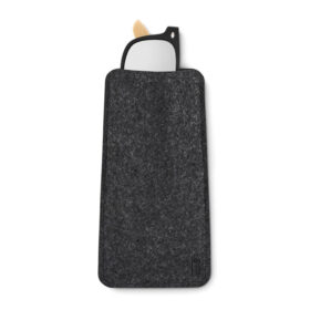 Sunglasses Case RPET Felt Dark Gray
