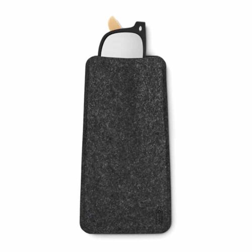 Sunglasses Case RPET Felt Dark Gray