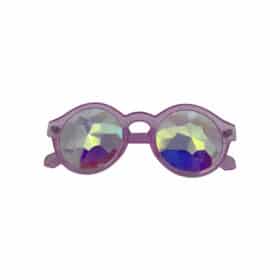 Kaleidoscope Glasses Round Pink