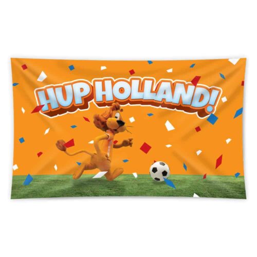 Flag Loeki Go Holland! orange 90 x 150 cm