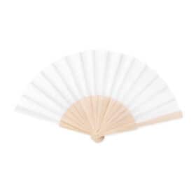 Wooden Hand Fan | White