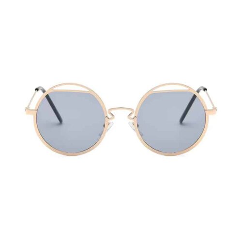 Round sunglasses gold/black
