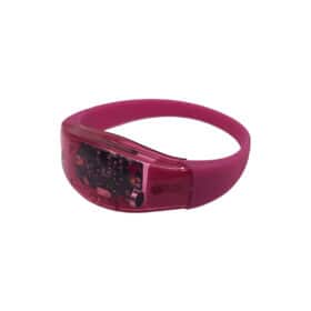 Sound Activated LED Bracelet Pink