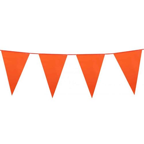 Orange bunting 25 meters