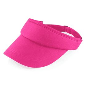 Beechfield adjustable sun visor pink