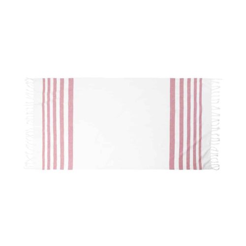 Hammam Towel 170 x 90 cm Cotton Red/White