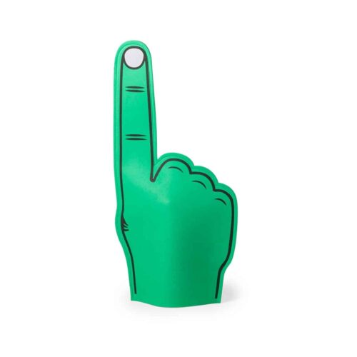 Foam hand EVA green