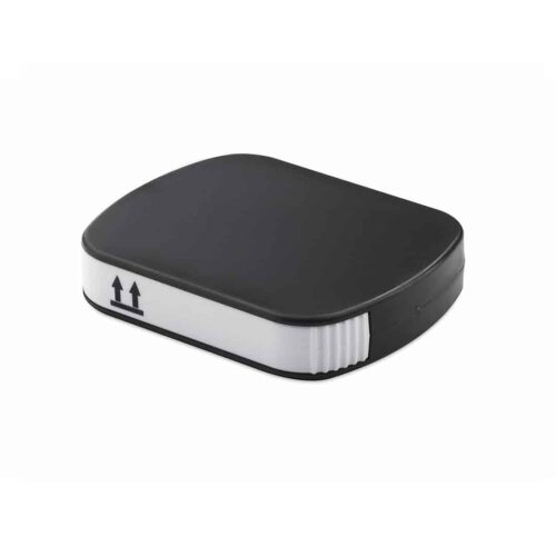 4-compartment sliding pillbox black