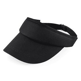 Beechfield adjustable sun visor black