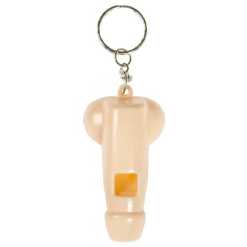 Keychain with Penis Whistle
