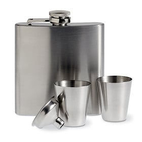 Hip Flask with Cups 175 ml