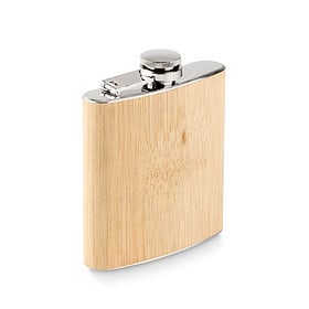Bamboo Hip Flask 175 ml