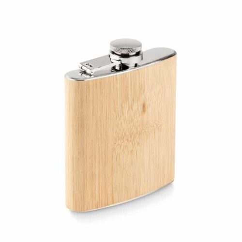 Bamboo Hip Flask 175 ml