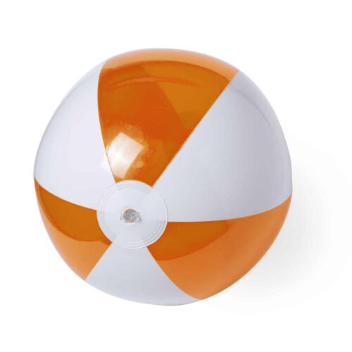 Beach Ball Striped Orange/White