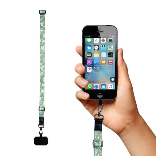 Yucka universal phone cord - Paisley green