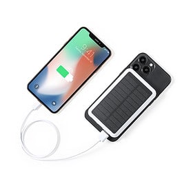Solar Power Bank 8000 mAh White